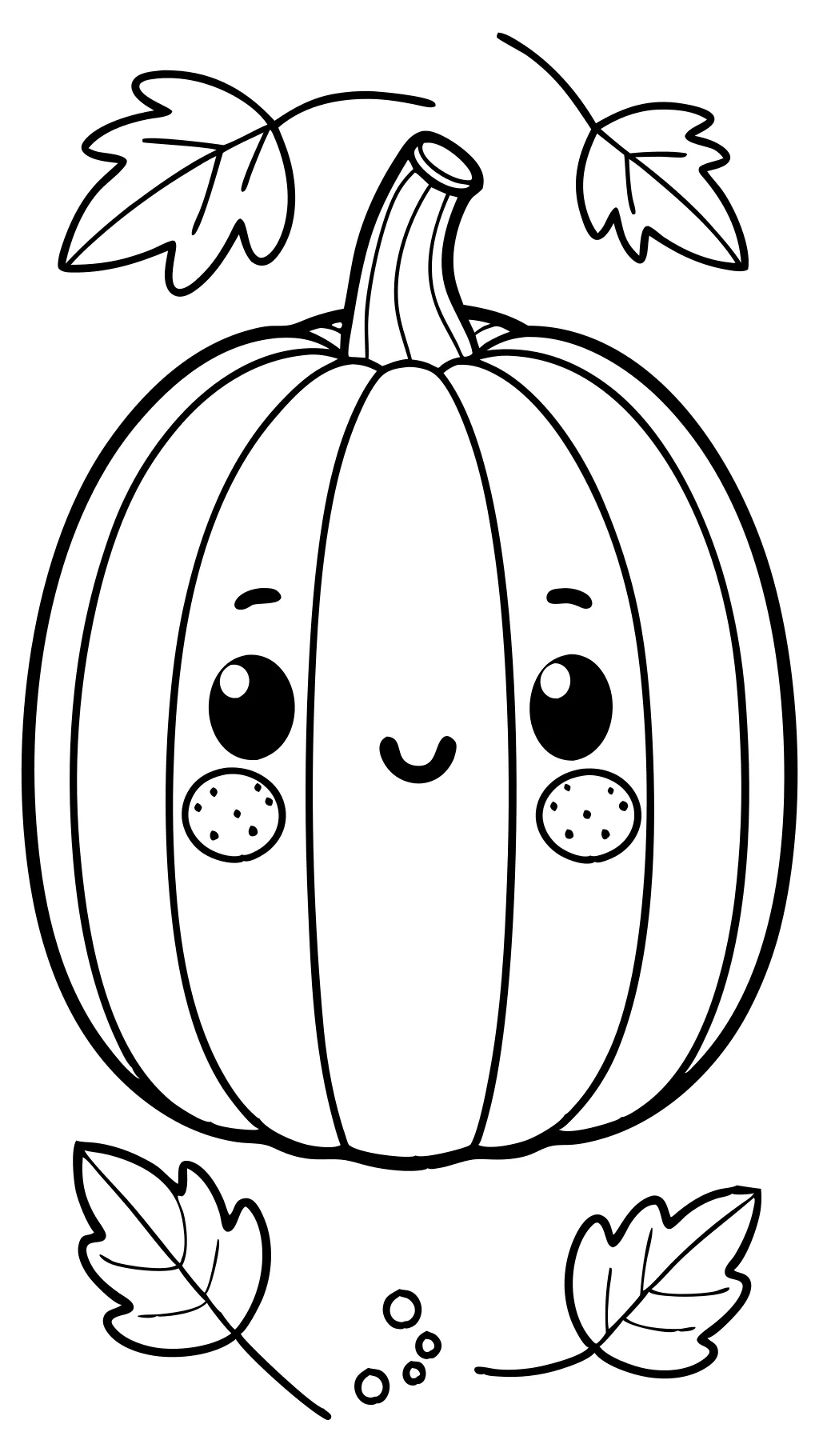 cute pumpkin coloring pages